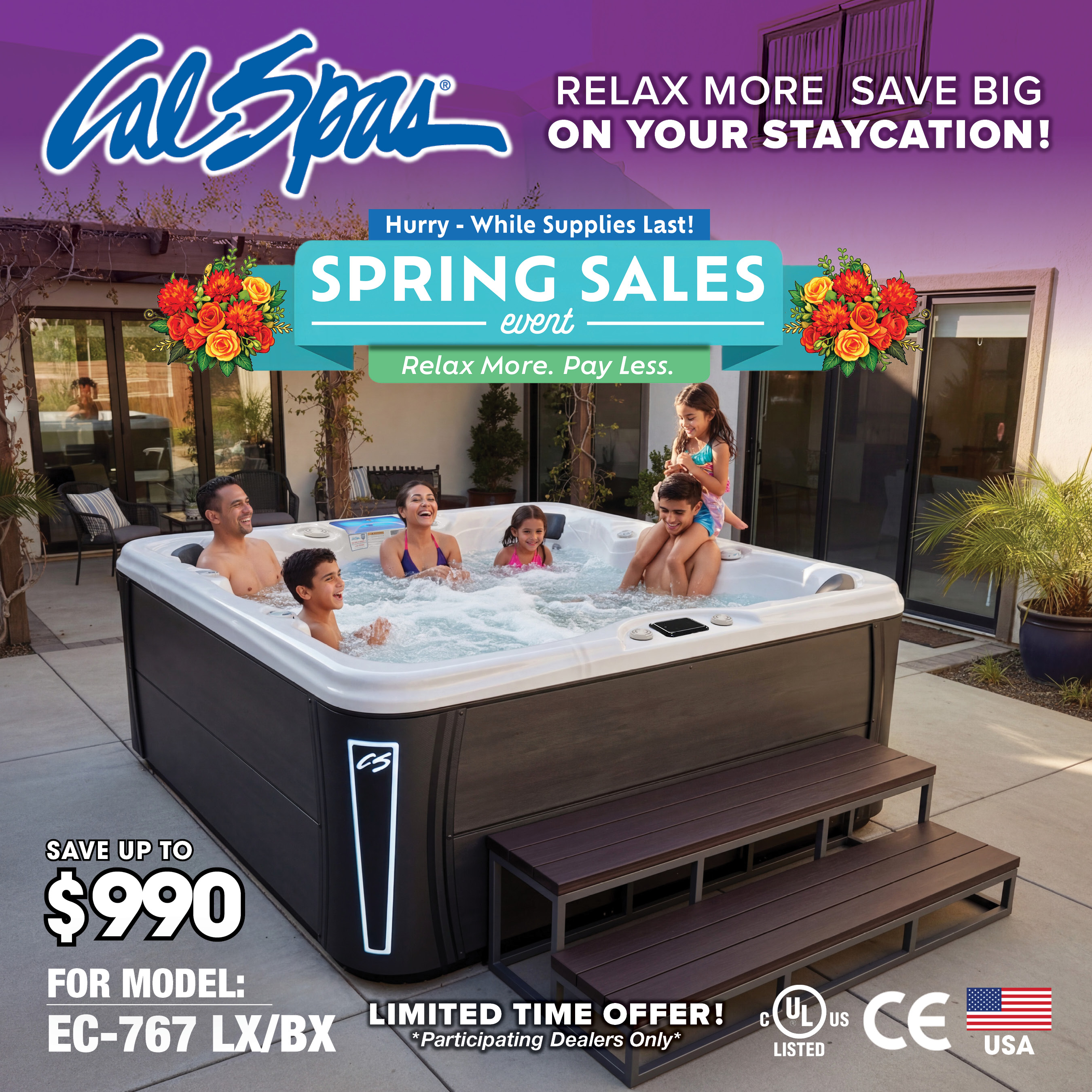 Calspas hot tub being used in a family setting - Nizhny Novgorod